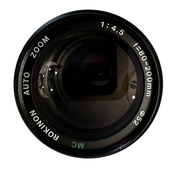 Minolta X-370 35mm Film SLR Camera with 50mm OEM Lens Plus 80-200 Lens and Case - Picture 9 of 15